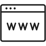 Icone Site web Création de sites web
